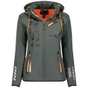 Kurtka Softshell Geographical Norway Reine Ass A EO DB 007 W WU8184F/GNO-Dark Grey / Orange Geographical Norway