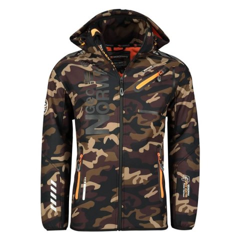 Kurtka Softshell Geographical Norway Royaute M WU1057H-GN-KAKI-ORANGE Geographical Norway