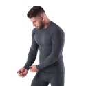 BTK0060 KOSZULKA TERMOAKTYWNA SZARA MĘSKA 2XL/3XL RAGNAR NILS Nils Extreme