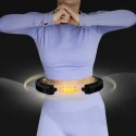 HHM13 NEW HULA HOP BLACK/GOLD Z MAGNESAMI I OBCIĄŻNIKIEM + LICZNIK HMS HMS
