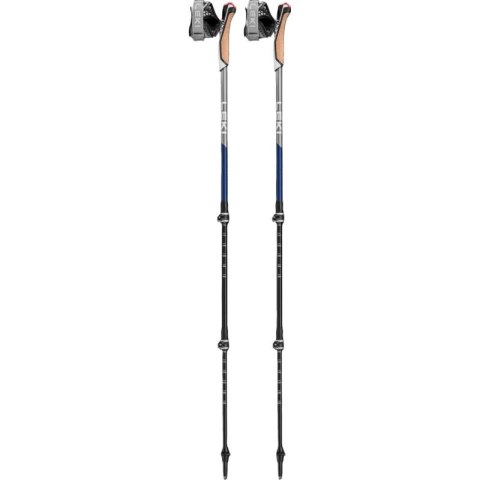 LEKI KIJE Nordic Walking Traveller Carbon blue Leki