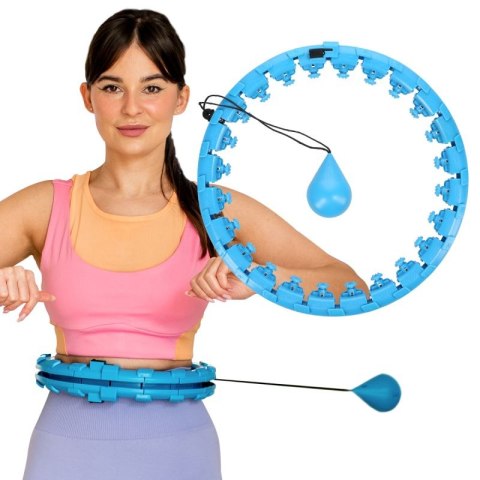 FH01 BLUE HULA HOP Z OBCIĄŻNIKIEM No name