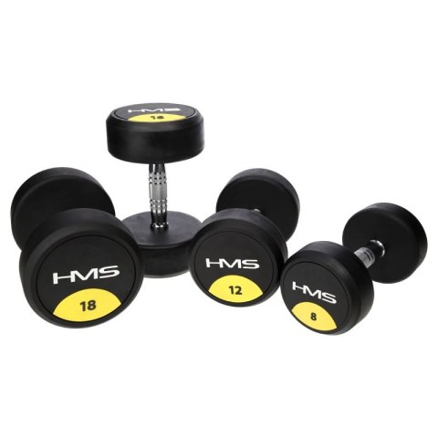 Hantla gumowana 9kg HMS HG PRO 9 HMS