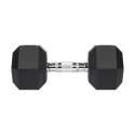 Hantle żeliwne gumowane HEX 2x15 kg REBEL ACTIVE Rebel