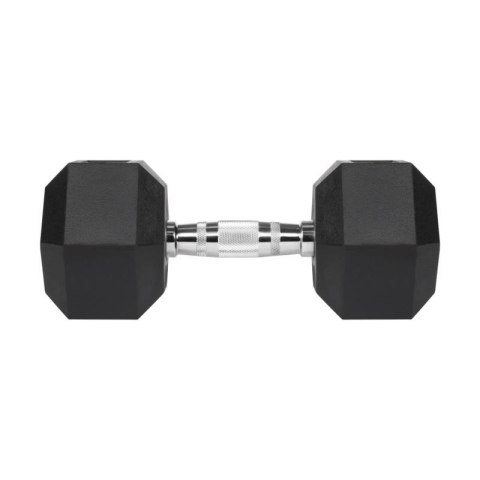 Hantle żeliwne gumowane HEX 2x15 kg REBEL ACTIVE Rebel