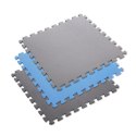 Mata puzzle Multipack One Fitness MP10 niebiesko-szare 9 elementów 10 mm ONE FITNESS