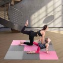 Mata puzzle Multipack One Fitness MP10 różowo-szare 9 elementów 10 mm ONE FITNESS