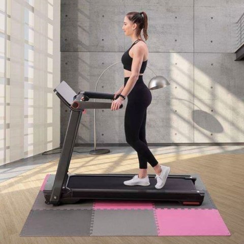 Mata puzzle Multipack One Fitness MP10 różowo-szare 9 elementów 10 mm ONE FITNESS