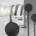 HHM16 HULA HOP BLACK/PINK Z MAGNESAMI I OBCIĄŻNIKIEM + LICZNIK HMS HMS
