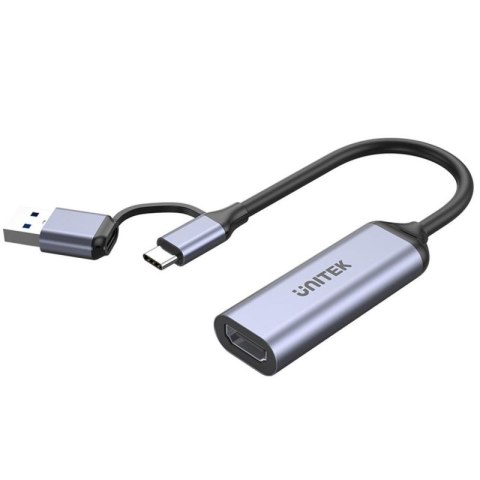 UNITEK KARTA DO STREAMINGU USB-C/A, 4K HDMI 1.4B Unitek