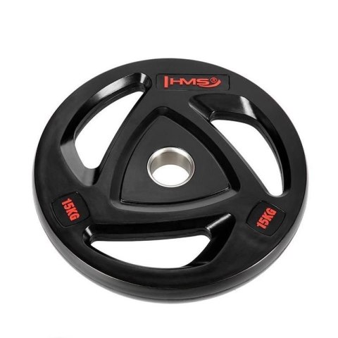 Talerz olimpijski ogumowany 15 kg HMS TOX15 HMS