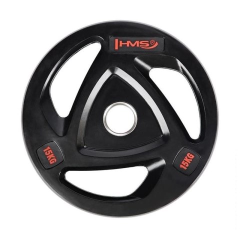 Talerz olimpijski ogumowany 15 kg HMS TOX15 HMS