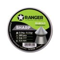 Śrut 4,5 mm RANGER Diabolo Professional Sharp szpic 500 szt. 0,54 g RANGER