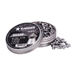 Śrut 5,5 mm RANGER Diabolo Sharp szpic 250 szt. 1,00 g RANGER