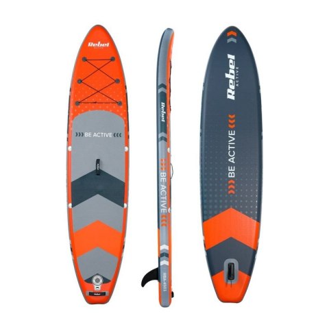 Deska do pływania SUP REBEL ACTIVE RBA4501 - pomarańczowa Rebel