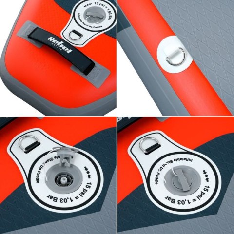 Deska do pływania SUP REBEL ACTIVE RBA4501 - pomarańczowa Rebel