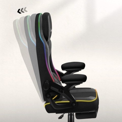 Fotel gamingowy Force 4.6 RGB Black Mesh Huzaro