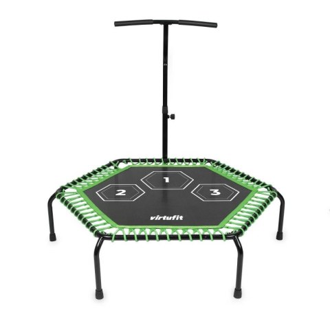 VIRTUFIT TRAMPOLINA FITNESS PRO Z UCHWYTEM - CZARNA - 127 CM Virtufit