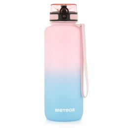 Bidon sportowy Meteor 1500 ml różowy/niebieski Meteor
