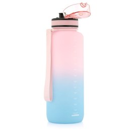 Bidon sportowy Meteor 1500 ml różowy/niebieski Meteor
