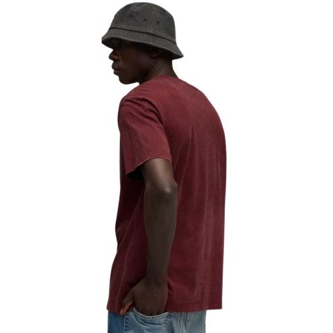 Koszulka męska Puma Ess Elevated Relaxed Wash Tee bordowa 688048 96 Puma