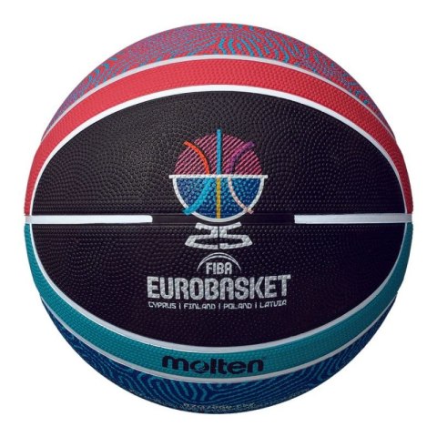 Piłka do koszykówki Molten Eurobasket 2025 replika B7G2000-E5Z Molten