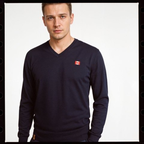 Bluza bez kaptura Canadian Peak FELINEAK RM NAVY MEN 246 (RBMWY9338H/CP-MARINE) Canadian Peak