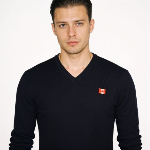 Bluza bez kaptura Canadian Peak FELINEAK RM NAVY MEN 246 (RBMWY9338H/CP-MARINE) Canadian Peak