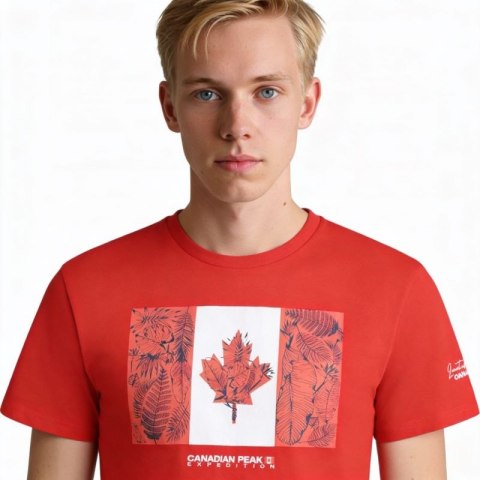 Koszulka Canadian Peak JPALMEAK RED RM MEN 233 (RBMSZ2057H/CP-ROUGE) Canadian Peak