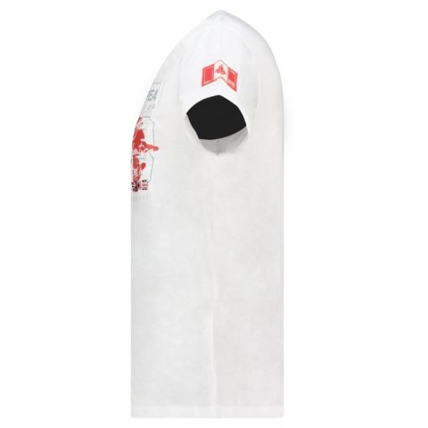 Koszulka Canadian Peak JRUSTYEAK WHITE RM MEN 233 (RBMSZ2063H/CP-BLANC) Canadian Peak