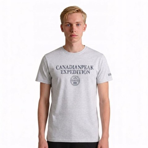 Koszulka Canadian Peak JVICKEAK BLENDED GREY RM MEN 254 (RBMSZ1313H/CP-GRIS MÉLANGÉ) Canadian Peak