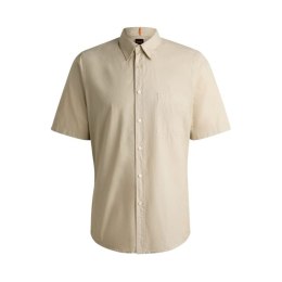 Koszula męska BOSS Relegant_6-short_M Light Beige (50537331-271) Boss