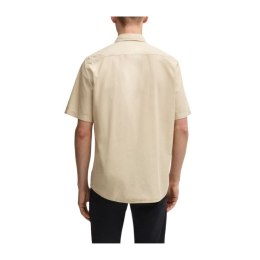 Koszula męska BOSS Relegant_6-short_M Light Beige (50537331-271) Boss