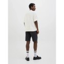 Jack&Jones koszulka męska JORPAROS KNIT ESTER SS CROCHET POLO 12272562 SEA SALT Jack&Jones