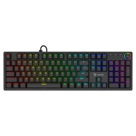 SAVIO KLAWIATURA MECHANICZNA STYX OUTEMU BLUE, HOT SWAP, RGB Savio