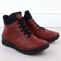 Botki damskie ocieplane czarne Rieker 55069-35 Rieker