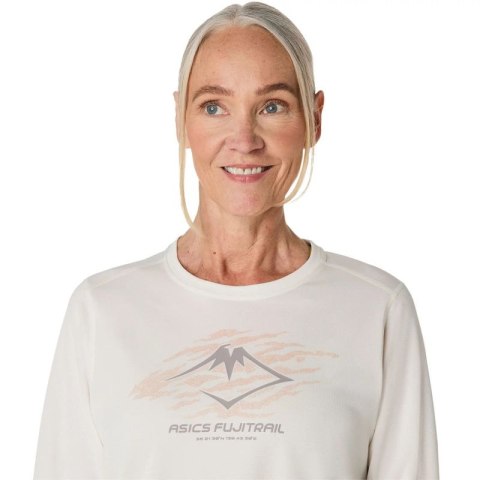 ASICS Fujitrail Logo LS Top 2012D315-100 Białe M Asics