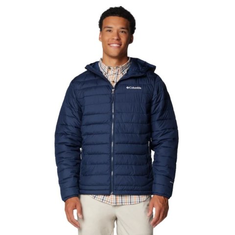 Columbia Powder Lite II Hooded Jacket 2086944464 Granatowe L Columbia