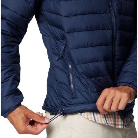 Columbia Powder Lite II Hooded Jacket 2086944464 Granatowe L Columbia