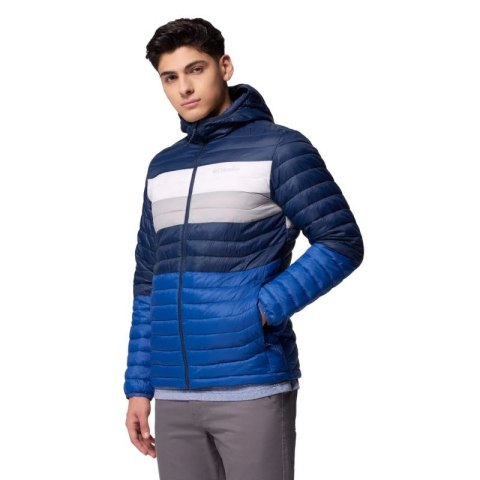 Columbia Powder Pass Hooded Jacket 2134131433 Niebieskie L Columbia