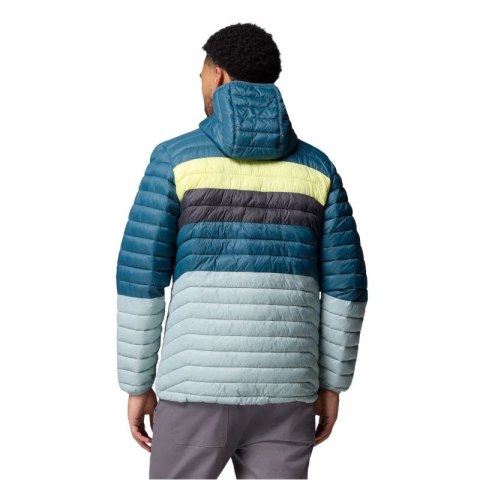 Columbia Powder Pass Hooded Jacket 2134131461 Niebieskie L Columbia