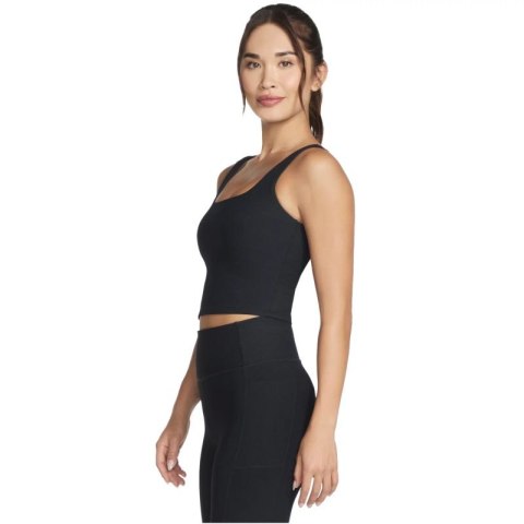 Skechers Go Flex Rib Longline Bra BR1-BLK Czarne L Skechers