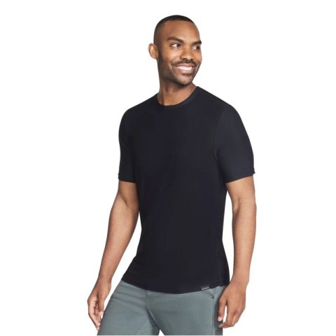 Skechers Go Dri All-Day Tee TS107B-BLK Czarne M Skechers