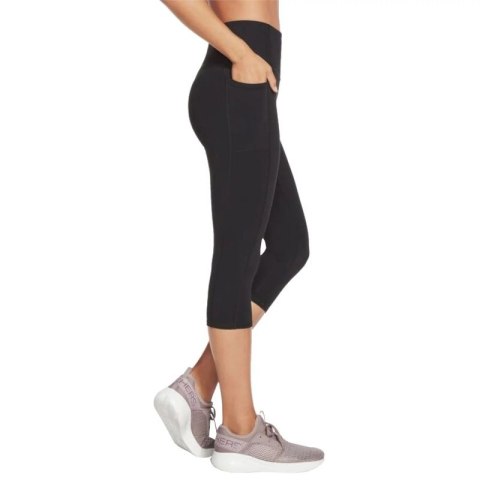 Skechers Go Walk High Waisted Capri Short W2CP2-BLK Czarne XS Skechers