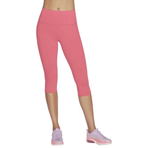 Skechers Go Walk High Waisted Capri Short W2CP2-RDBL Czerwone XS Skechers