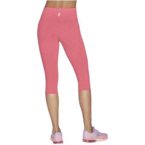 Skechers Go Walk High Waisted Capri Short W2CP2-RDBL Czerwone XS Skechers