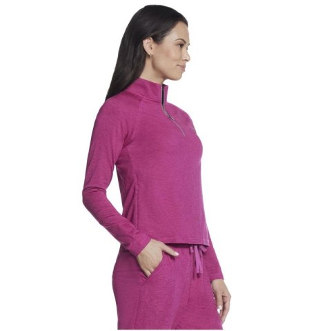 Skechers Skech-Knits Ultra Go 1/4 Zip LT4-PNK Różowe S Skechers