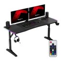 Biurko gamingowe Huzaro Hero 4.6 RGB Black Huzaro