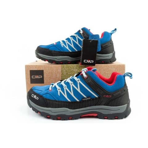 CMP Kids Rigel buty dziecięce trekkingowe wodoodporne wytrzymałe niebieskie CMP