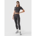 Crop top slim gładki damski 4F 4FRAW24TTSHF2581-20S 4f